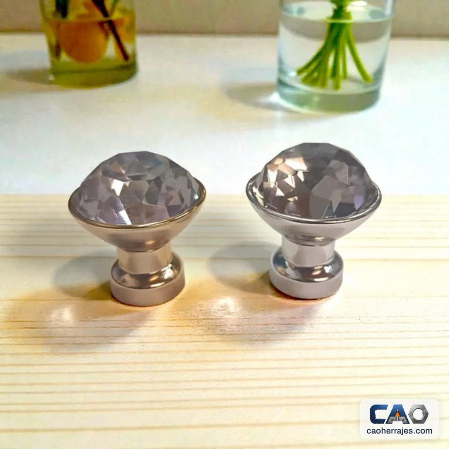 Botón de cristal 105
