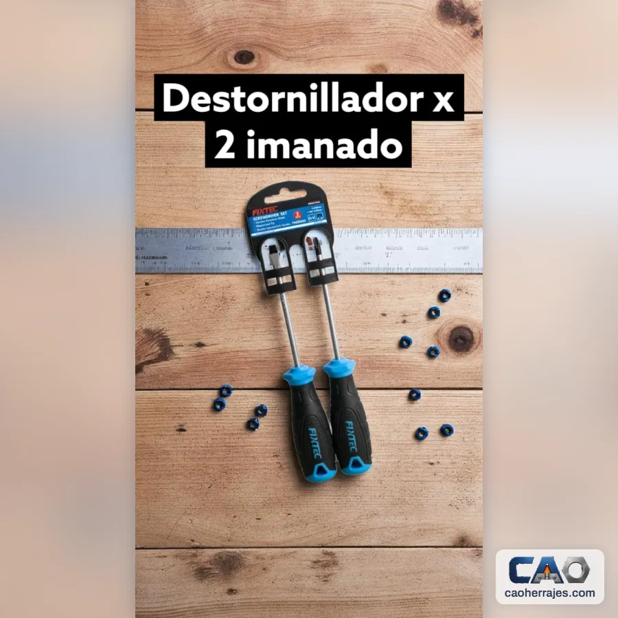 Destornilladores imantados (pala y estrella)