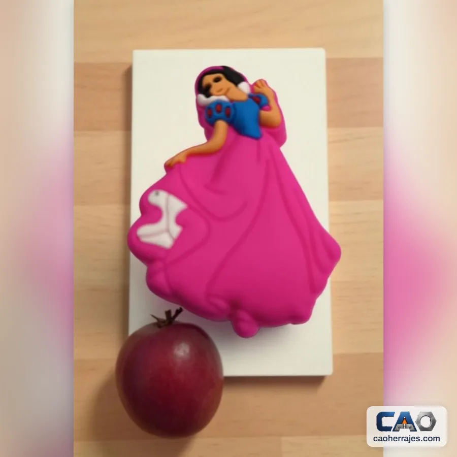 Botón infantil princesa