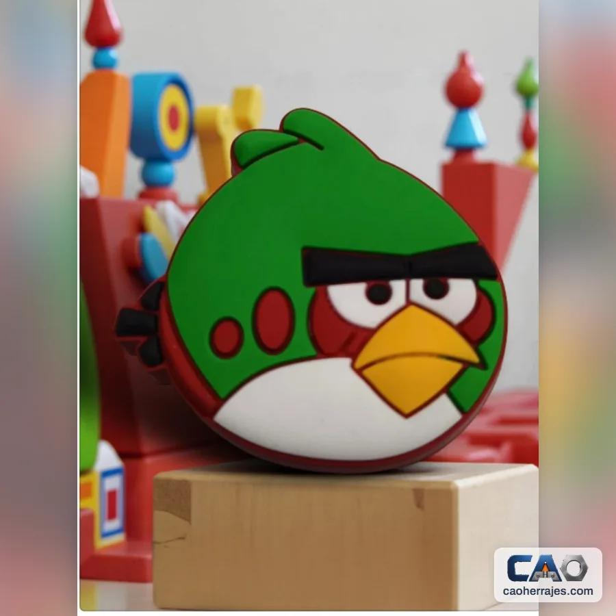 Botón infantil pájaro
