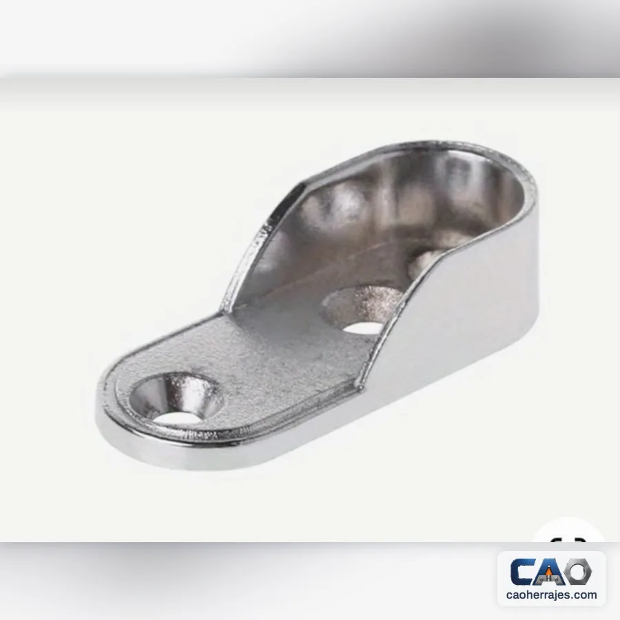 Soporte de entrepaño ovalado